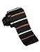 H2H Mens Casual Stripe Patterned Knit Neck Tie