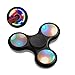 Fidget Spinner, Tezewa Ultra Led Flickering Fast Bearings Finger Toy Great Gift For Release Pressure (Black-Led)