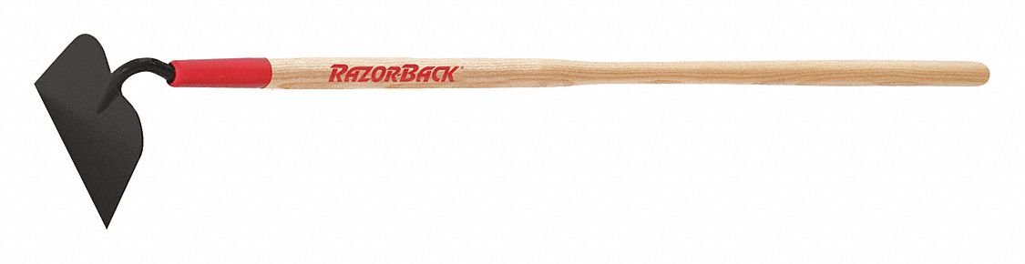 Garden Hoe, Straight, 54 in. L Handle, Wood