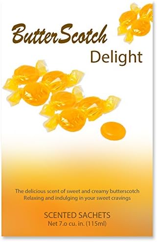 Scented Sachets Butterscotch Delight, 7.0 cu.in | Pack of 4.