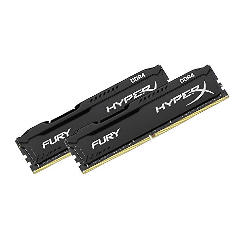 Kingston Technology HyperX Fury Black 16GB 2666MHz DDR4 CL16 DIMM Kit of 2 1Rx8 (HX426C16FB2K2/16)