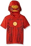 Marvel Boys' Costume Masked Hooded T-Shirt