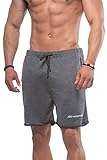 Jed North Men's Athletic Sweat Shorts for Gym & Bodybuilding