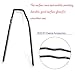 Professional Ballet U Shaped Hair-Pins ROCST Black for Woman Girl Buns 3 inch 12 Pack(Black)