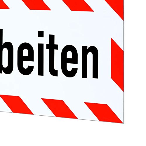 Magnetschild Forstarbeiten | Schild magnetisch | mehrere GröÃen lieferbar (35 x 11 cm) – Bild 4