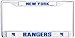 Rico Industries NHL New York Rangers Standard Chrome License Plate Frame, 6 x 12.25-inches