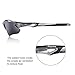 Hulislem Blade Ⅱ Sport Polarized Sunglasses (Transparent-Smoke) Sunglasses For Men Women Mens Womens Sports