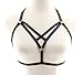 Women Harness Elastic Cupless Cage Bra Hollow Out Strappy Crop Top,161020