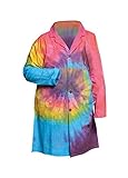United Scientific LBCT2XL Tie Dye Lab Coats, Double Extra Large