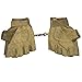 Maddog Tactical Half-Finger Paintball and Airsoft Gloves - Tan - Large/X-Large