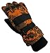 N'Ice Caps Kids Waterproof Winter Thinsulate Warm Gloves (9-10 Years, Neon Orange Digital Camo)