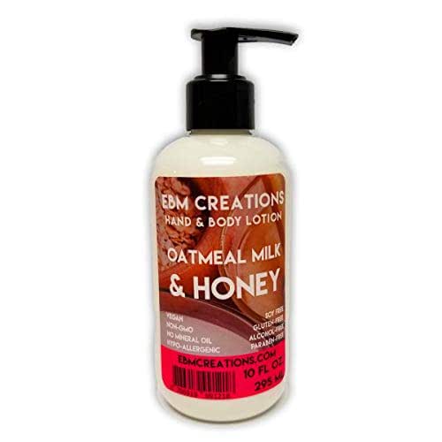 10oz Oatmeal Milk & Honey Hand & Body Lotion All Natural