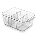 BINO Multi-Purpose Plastic Drawer Organizer, 8-Section Deep