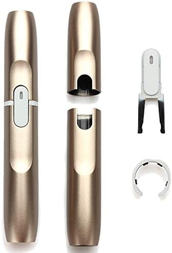 for IQOS Cap Holder Set Repair Accessories Button Ring Cap Replaceable Case for IQOS2.4 Plus E-Cigarette (Gold-Set)