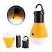 BeMall Tent Camping Lamp Party Night Light Lantern Outdoor Waterproof Emergency Bulb by 3 AAA Battery for Hiking ,Sailboats, Cockpit, Outages (1 Pair, Green & Yellow)