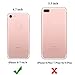 uCOLOR Case Compatible with iPhone 6S 6 iPhone 8/7 SE 2nd (2020) Cute Glossy Protective Case Sparkle Rose Gold Pink White Marble Slim Soft TPU Silicon Shockproof Cover Compatible iPhone 6s/6/7/8(4.7