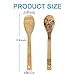 Harry Burned Wooden Spoons Potter Utensil Set Funny Gift Idea Cooking Serving Utensils 100% Bamboo All-Natural, Kitchen House Warming Gifts Slotted Spoon 5 Piece