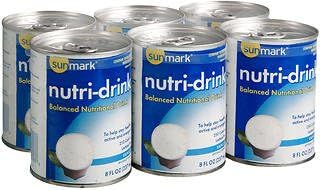 Sunmark Nutri-Drink 24-Pack 8-Ounce Cans Vanilla, 24-8 oz, Pack of 4