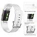 GEAK Bands for Fitbit Charge 2, Adjustable Classic Wristbands for Fitbit Charge 2, Small Black White Gray
