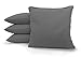 Johnson Enterprises, LLC 8 Standard Corn Filled Regulation Duck Cloth Cornhole Bags! 17 Colors (You Pick)!! (Black/Grey)