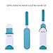 Auxiwa Pet Fur & Lint Remover with Self-Cleaning Brush for Dog Cat Pets Removes Hair from Clothes & Furniture Travel Size