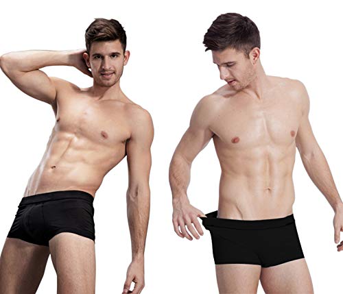 ADOLPH Men's Boxer Briefs 5 Pack No Ride-up Breathable Comfortable Cotton Sport Underwear