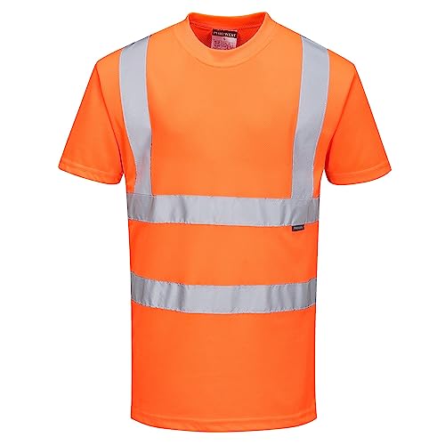 Portwest T-Shirt RIS Hi-Vis Electric Lantern Orange LED Not Water Resistant