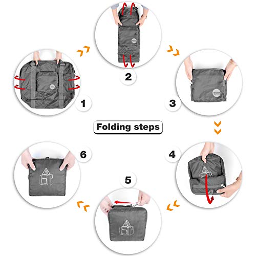 WANDF for Spirit Airlines 18" Foldable Travel Duffle Bag Weekender Bags