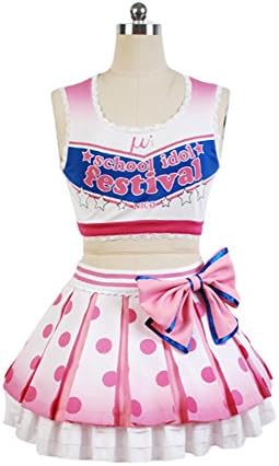 Love Live! Cheerleader Yazawa Nico Outfit Uniform Dress Cosplay Costume
