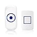 TFBOYS Security Wireless Waterproof Smart Doorbell with 36 Chimes 4-Level Adjustable Volume White Home Alarm Ring Bell for Home Improvement (2 Button + 3 Plugin Receiver)