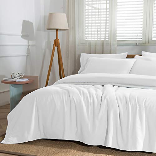 SAKIAO 6PC Queen Size Bed Sheets Set Brushed Microfiber 1800 Thread