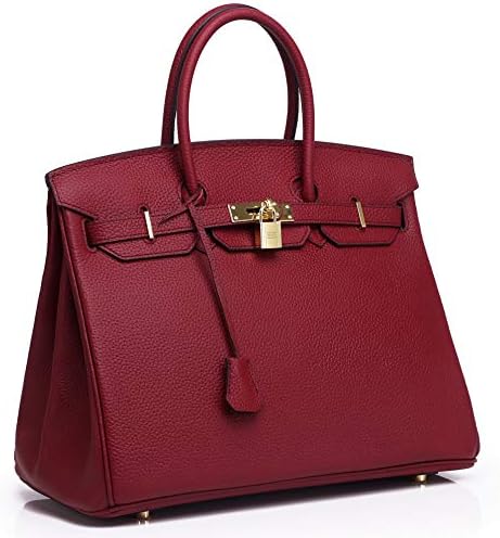 Kueh Women's Genuine Leather Tote Bag Top Handle Handbags