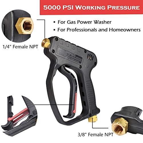 YAMATIC 5000 PSI High Pressure Washer Trigger Gun Pressure Spray Gun