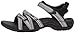 Teva Women's W Tirra Sport Sandal, Black/White Multi, 9 M US