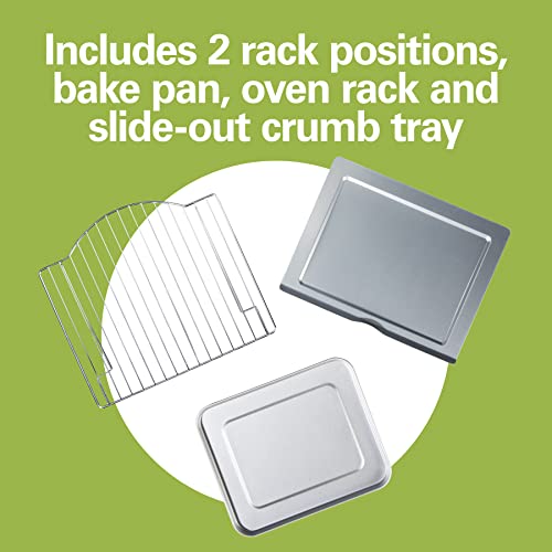 Hamilton Beach 6Slice Countertop Toaster Oven with Easy Reach RollTop