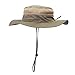 Home Prefer UPF50+ Mens Sun Hat Wide Brim Sun Protection Hat for Men Women Summer Hat Light Weight Breathable Beach Bucket Hat for Garden Fishing Hiking Camping Dark Khaki