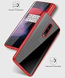 OnePlus 7 Pro Case, Premium Hybrid Protective Case Cover with Air Cushion Technology for OnePlus 7 Pro (Red, OnePlus 7Pro)