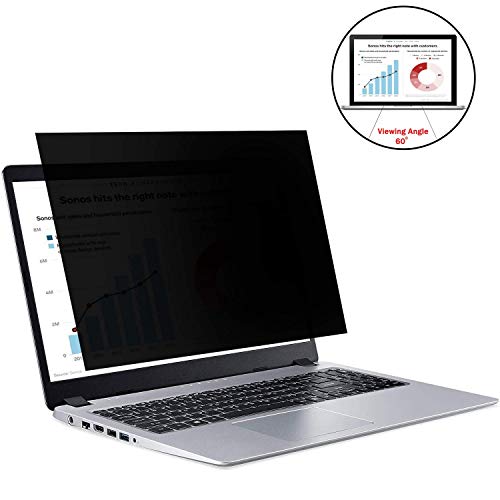 Laptop Privacy Screen Protector 14 Inch Widescreen, 14″ Anti Blue Light Anti Glare Sceen Protector Filter Protect Your Eyes Against Blue Light and Glare for 14″ 16: 9 Widescreen (None-Touchscreen)