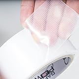 Gaffer Power Clear Duct Tape , Ultra High Performance Weather Resistant Tape for Discreet, No Show Repairs and Mounting | Residential, Commercial and Industrial Uses | 2 inch by 20 yards