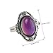 Tinksky Gypsy Boho Adjustable Oval Changing Mood Ring Finger Ring