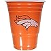 NFL Siskiyou Sports Fan Shop Denver Broncos Plastic Game Day Cups 18 count Team Color