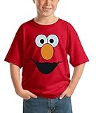 Sesame Street Elmo Face Youth Kids T-Shirt-Youth Medium [10/12]