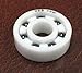 VXB 608 Full Ceramic Skate Bearing White Ceramic ZrO2 Rings with Si3N4 Black Balls 8x22x7 Ball Bearings VXB Brand