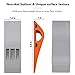 Wundermax Door Stoppers - Pack of 4 Rubber Door Wedge for Carpet, Hardwood, Concrete and Tile - Home Improvement Accessories - Multicolored