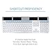 Macally Wireless Solar Keyboard for Mac - 2.4G RF USB Wireless Keyboard with Numeric Keypad & 21 Apple Shortcut Keys - Charges via Any Light Source - Solar Powered Cordless Keyboard - Silver Aluminum