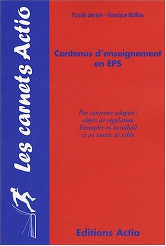 Contenus d'enseignement en EPS