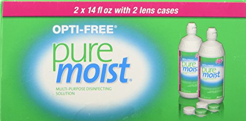 Opti-free Pure Moist Disinfecting Contact Lens Cleaning Solution, 2x14 Oz - Thumbnail 5