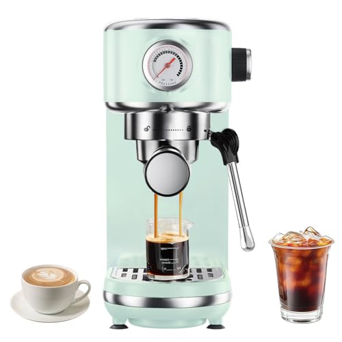 at**x 20 Bar Espresso Machine Light Green