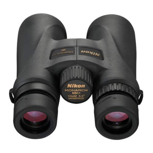 41sHbszBIvL Nikon Monarch 5 10x42 Waterproof/Fogproof Roof Prism Binoculars (7577) Bundle with a Lens Pen + Harness + Case & Essential Accessories (5 Items) - Image 8