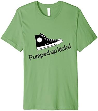 Mens Pumped Up Fresh Kicks T-Shirt Small Grass
